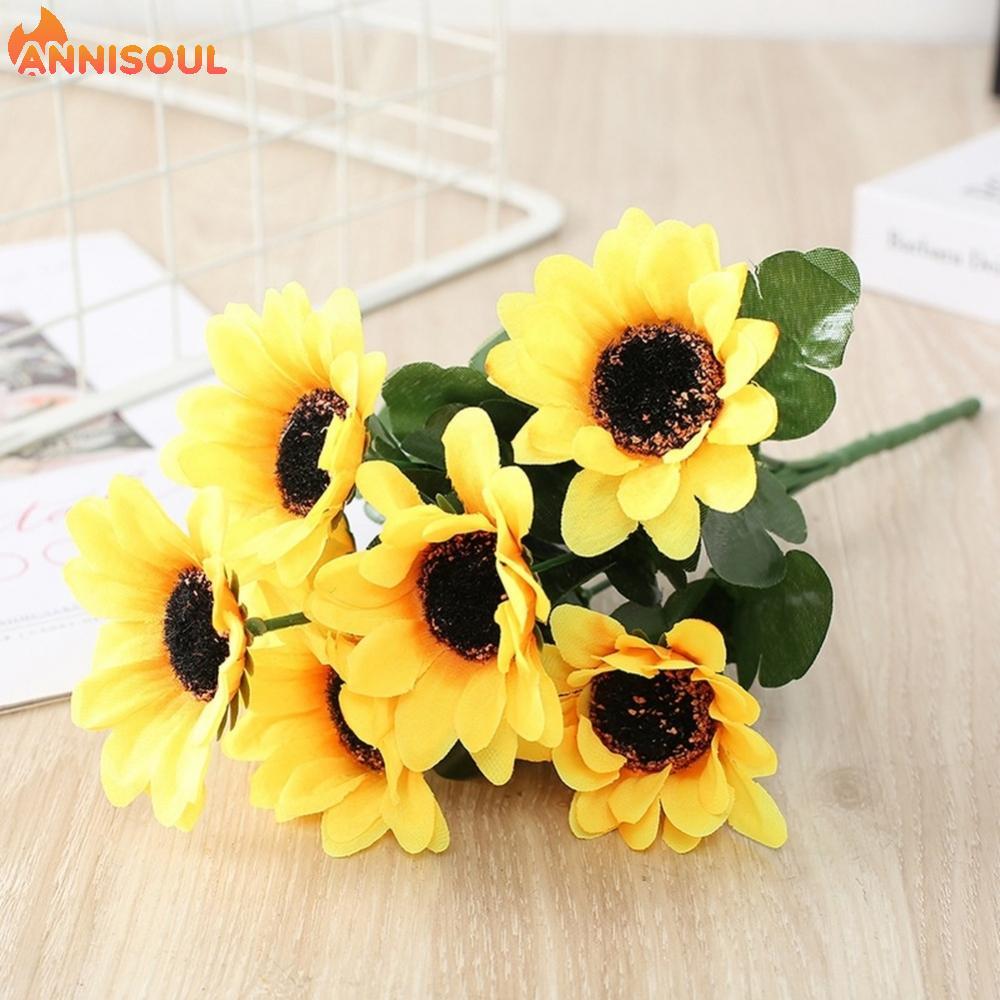 [NISO]Sunflower Bouquet Detailed Sunflower Realistic Bloom Bouquet Centerpiece