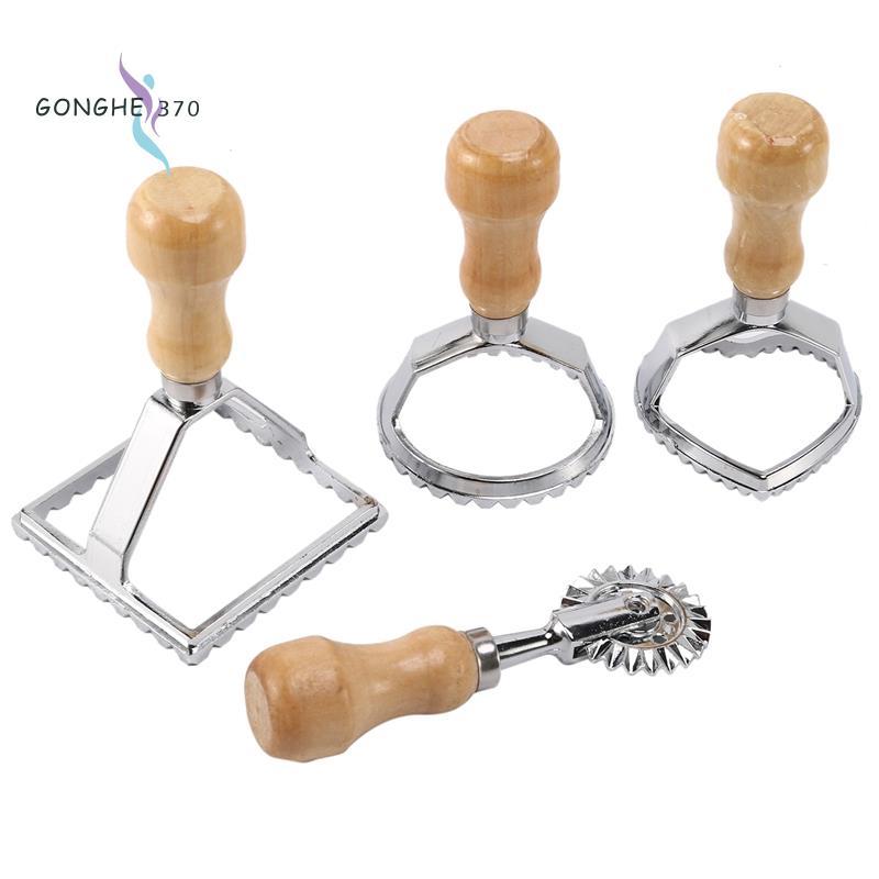 Ý Ravioli Bộ Cắt Pasta Báo Chí Nhà Bếp Đính Kèm Bộ Ravioli Máy Làm Khuôn Dụng Cụ Ravioli Tem Bộ Bánh