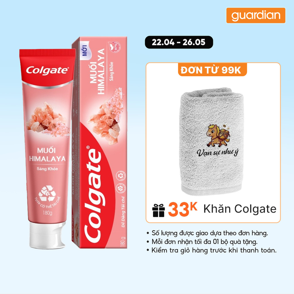 Kem Đánh Răng Colgate Natural Himalayan Salt 180G