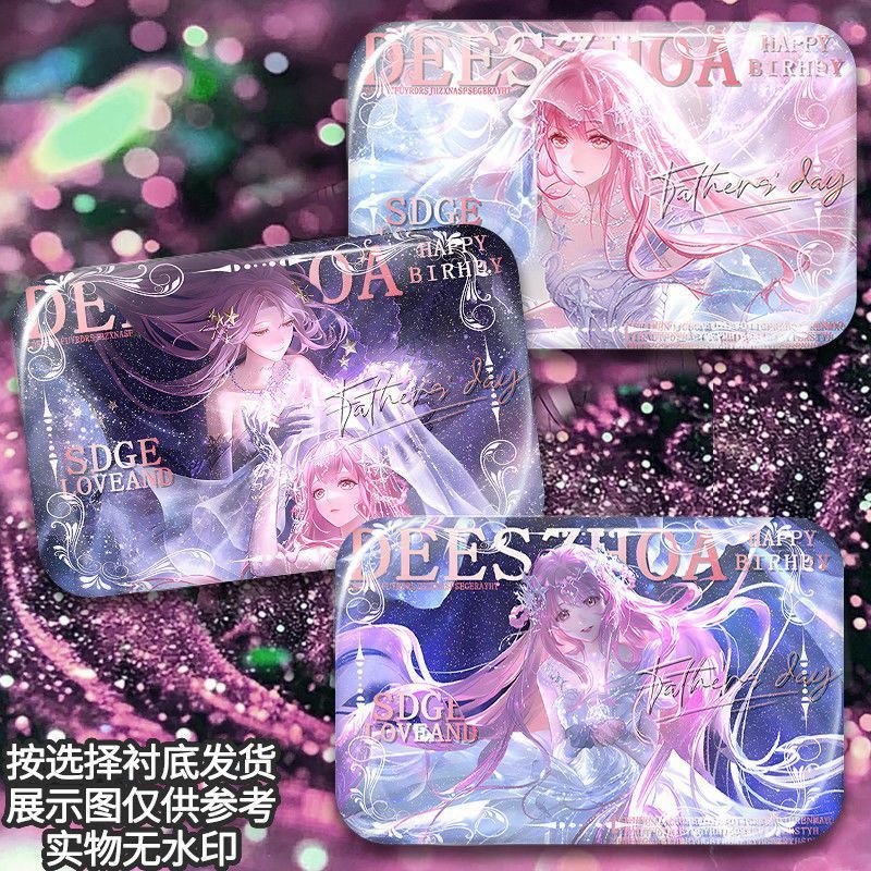 Shining Nikki / Nikki / Shining Warm Kỷ niệm 6 năm Huy hiệu vuông nhấp nháy đôi Đồ trang trí / diou