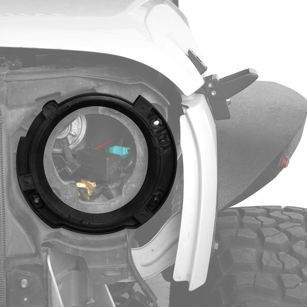 U-Box Wrangler 7 inch Đèn pha gắn giá đỡ vòng thay thế w / 3 đinh tán nhựa cho 2007-2018 Jeep JK Wra