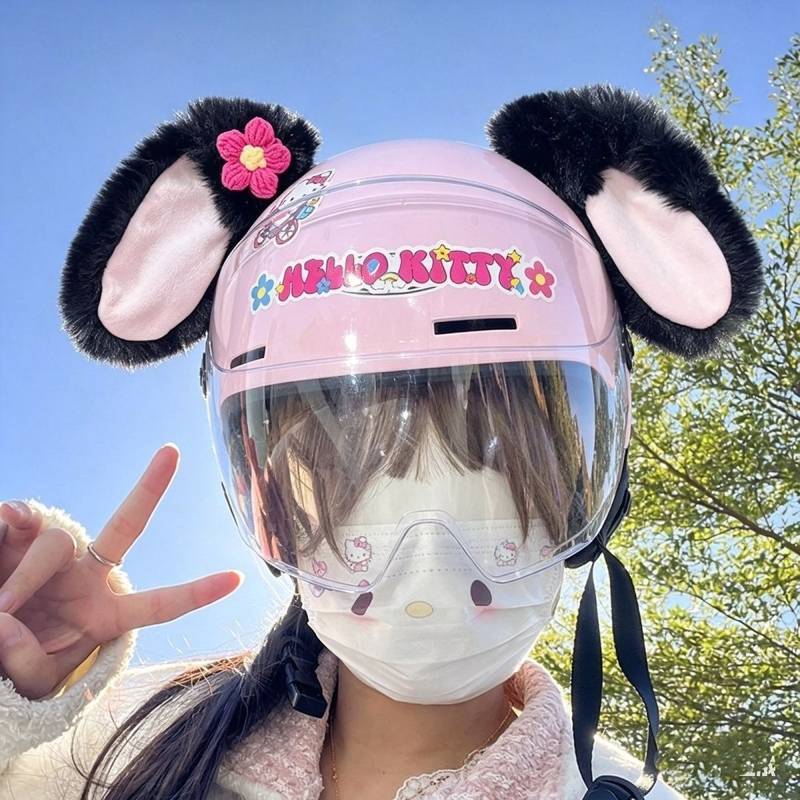 Helmet Decorations Cute Cat Ears Headwear Helmet Decoration Helmet Decorations Cute Cat Ears Headwea