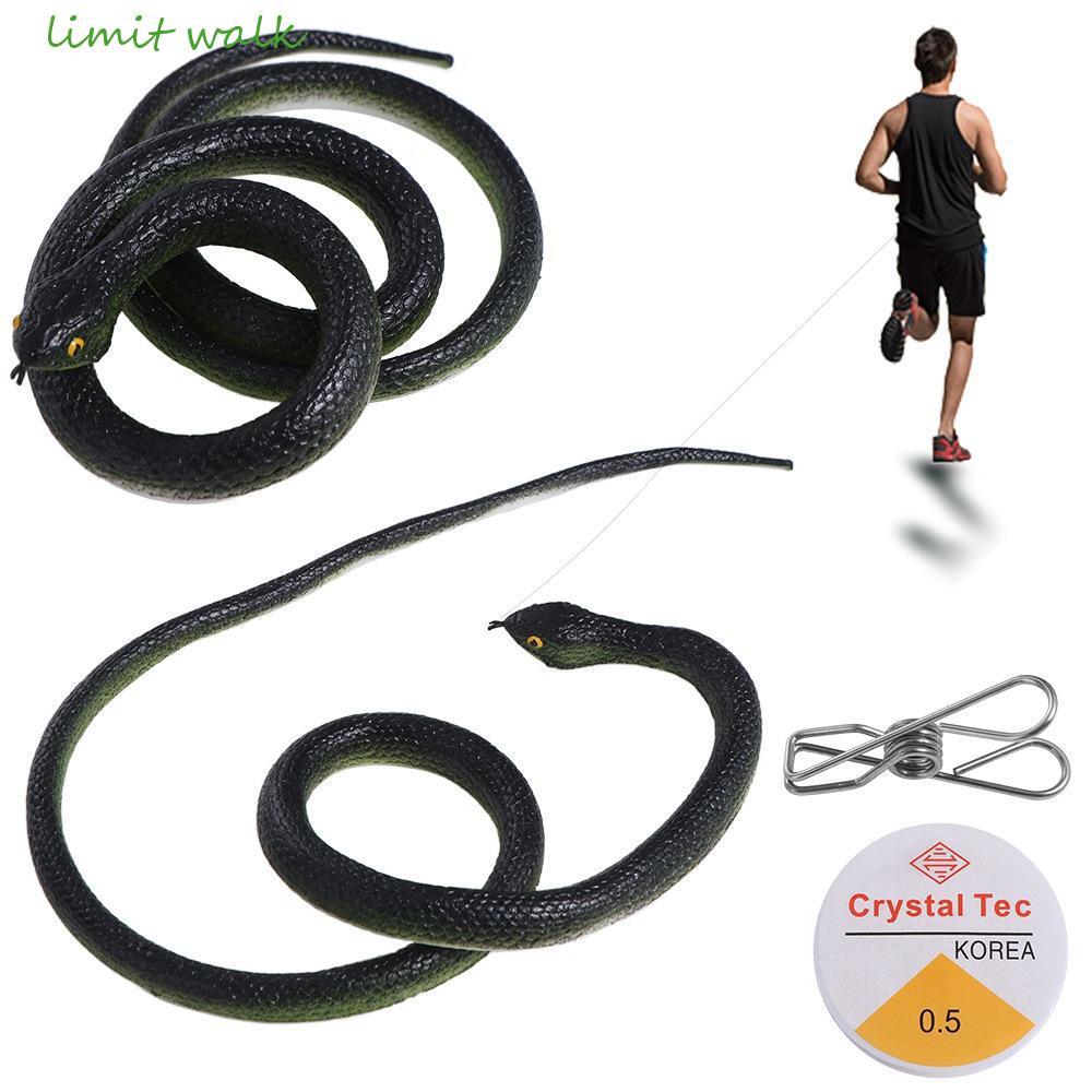 LIMIT WALK Đồ chơi xảo quyệt đáng sợ, Con rắn lớn thực tế, Đạo cụ Anaconda Món quà ngộ nghĩnh Mô phỏ