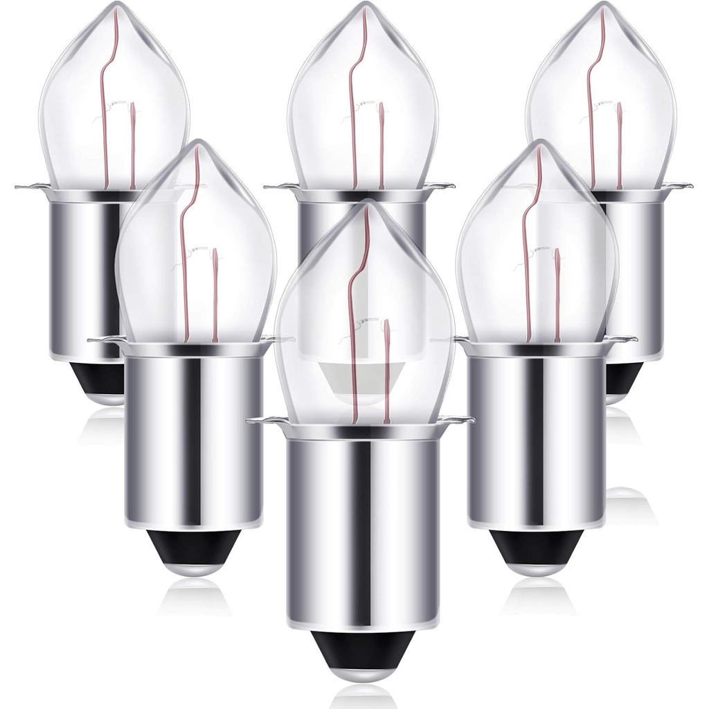 Mudder 6 Miếng 6-Volt / 4D-4.8-Volt 0.75A Bayonet Đế Krypton Bóng Đèn Thay Thế Bóng Đèn Pin