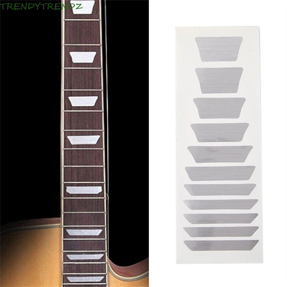 TRENDYTRENDZ Cross Inlay Đề Can Siêu Mỏng 22 Phong Cách Đàn Guitar Inlay Miếng Dán Acoustic Guitar B