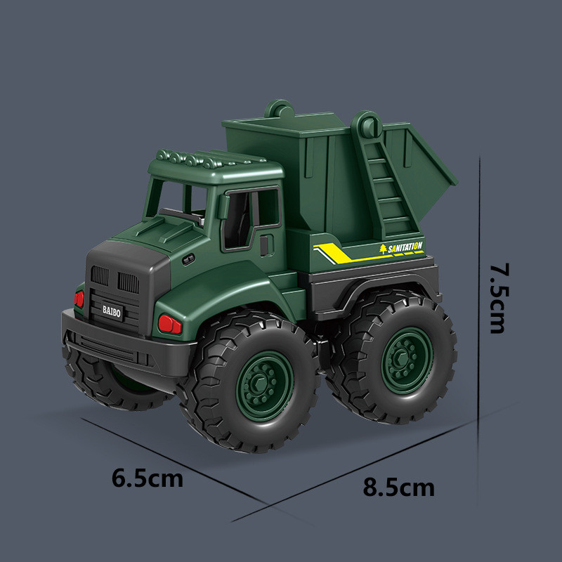 Children's toy for boys, simulated construction vehicle model, small car educational toy, car toy