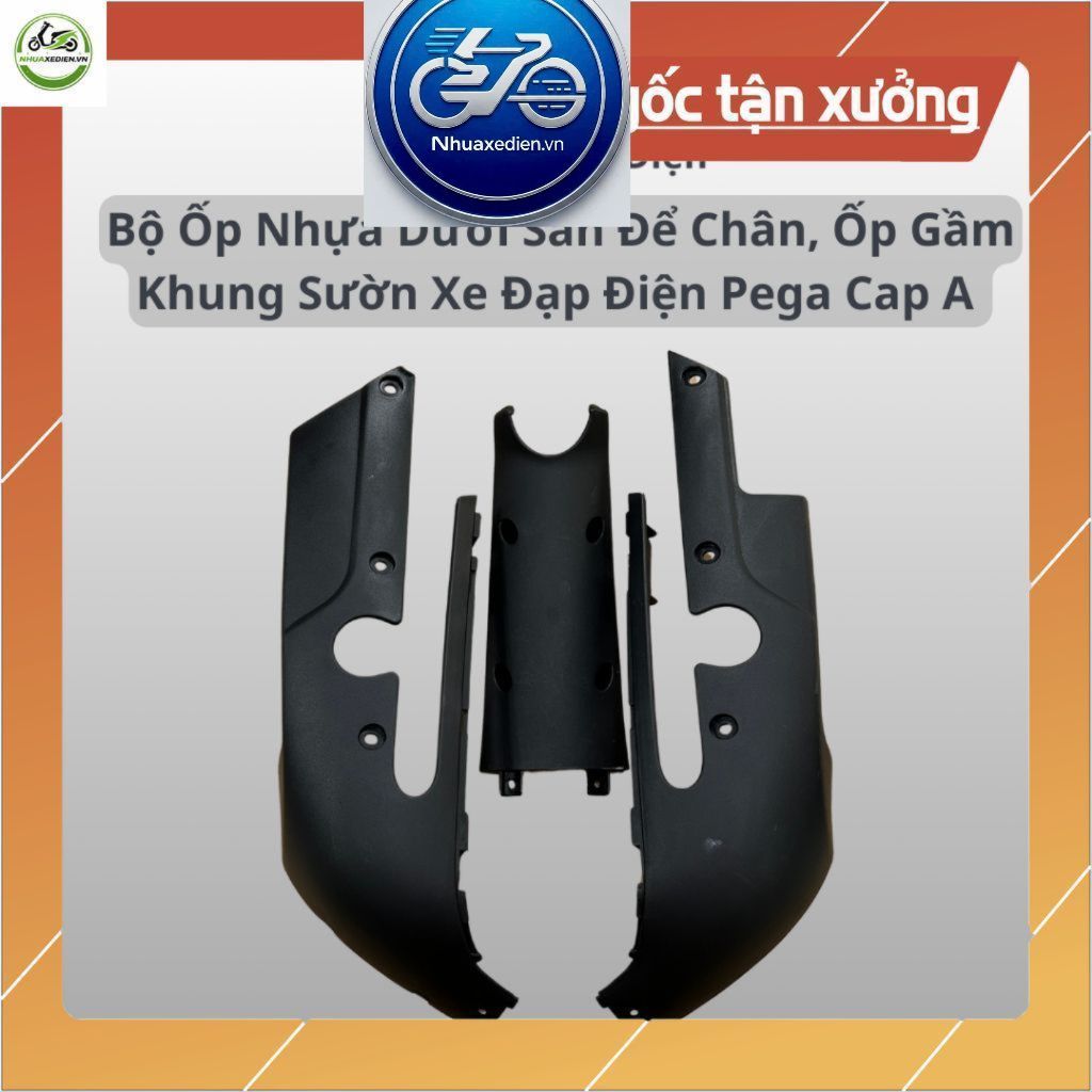 Bộ Ốp Nhựa Dưới Sàn Để Chân, Ốp Gầm Khung Sườn Xe Điện Pega Cap A