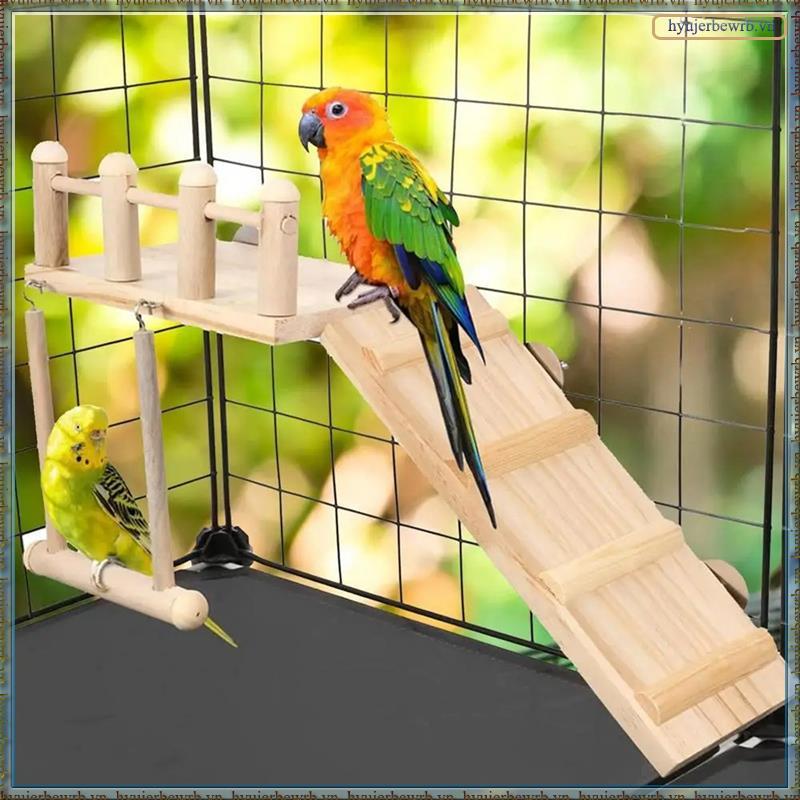 Vẹt Lồng Võng Xoay Cockatiel Lồng Võng Xoay Đồ Chơi Gỗ Đứng Nhánh Cockatiel Võng Xoay Đồ Chơi Lồng C