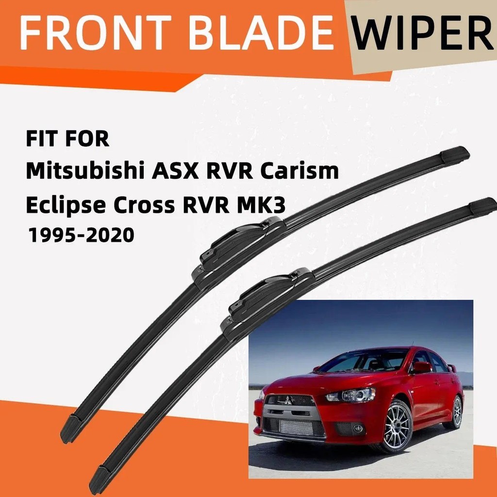 Cần gạt nước ô tô cao su đôi cho Mitsubishi ASX RVR Carism Eclipse Cross RVR MK3 Bàn chải lưỡi trước