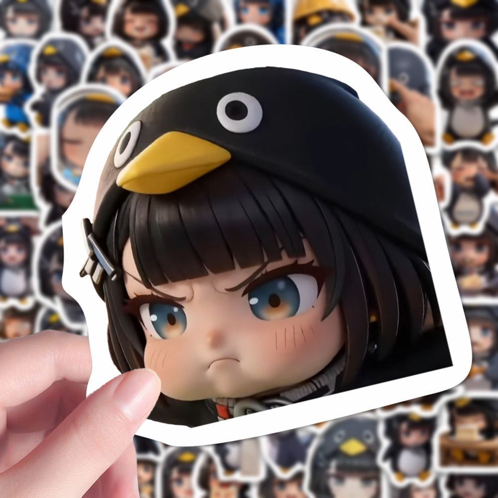 102 Chiếc Gugu Gaga Chim Cánh Cụt Quản Trị Dán Trò Chơi Arknights: Endfield Sticker Vali Notebook Đề