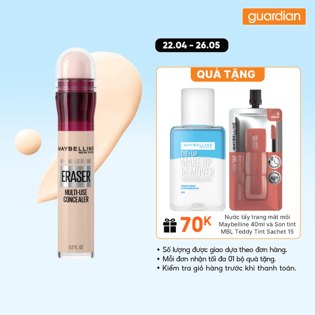 Bút Che Khuyết Điểm Maybelline Instant Age Rewind Eraser 6ml | Guardian Việt Nam