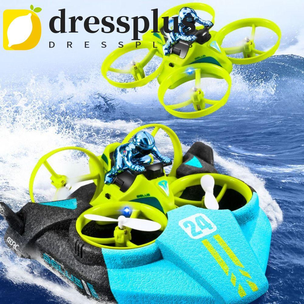 DRESSPLUS Mini RC Plane, EPP Foam Sea Land Air Flight 3 trong 1 Quadcopter Boat, Mô hình mini Điều k