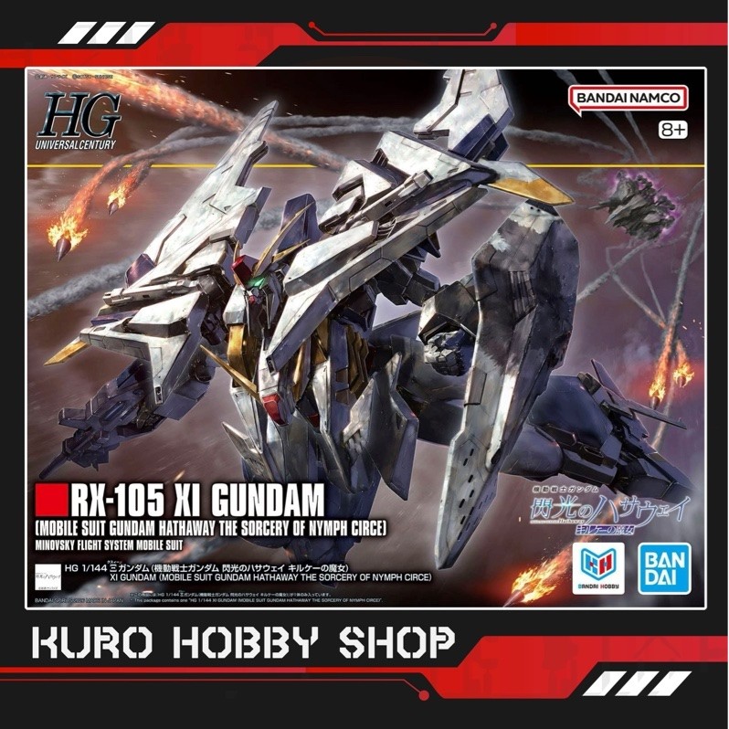[ORDER] HG 1/144 RX-105 Xi Gundam (The Socery Of Nymph Circe) - Mô Hình Lắp Ráp Bandai