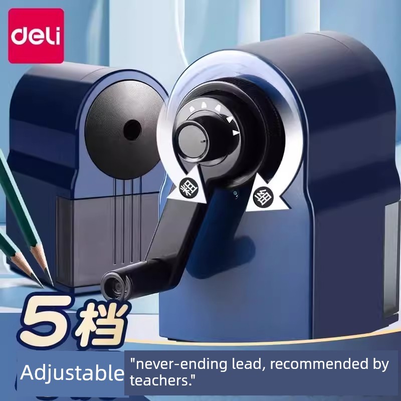 gọt bút chì tự động gọt bút chì Dao gọt bút Deli Dao gọt bút cầm tay đặc biệt dành cho học sinh tiểu
