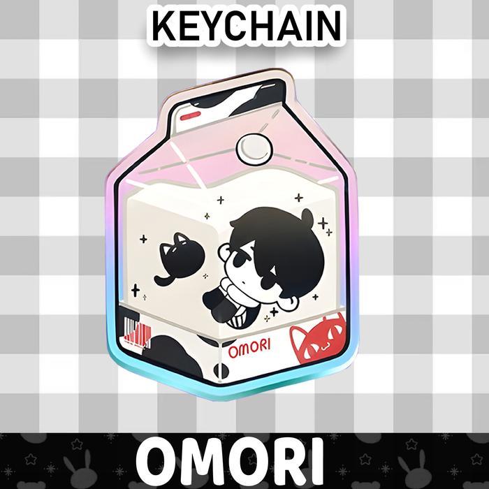 Gantungan Kunci Akrilik /  ANIME OMORI MILKBOX - OMORI MILKBOX