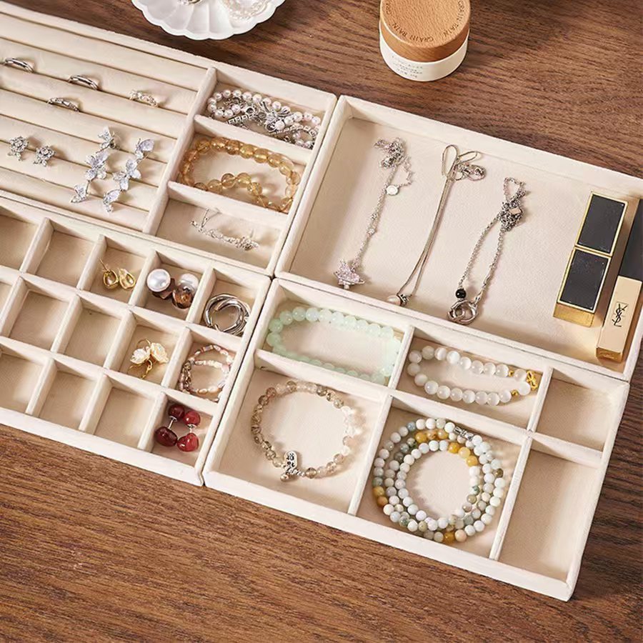 Popular~Hot Sale4pcs Jewelry box, jewelry and accessories display set, ring, necklace, earrings, bra