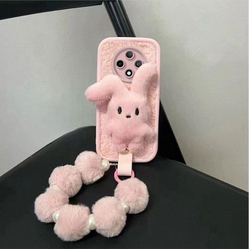 Ins Pink Plush Rabbit oppoA3Pro Ốp Điện Thoại PKD110 Vỏ Bảo Vệ Chống Sốc Nam Nữ Sáng Tạo Hợp Thời Tr