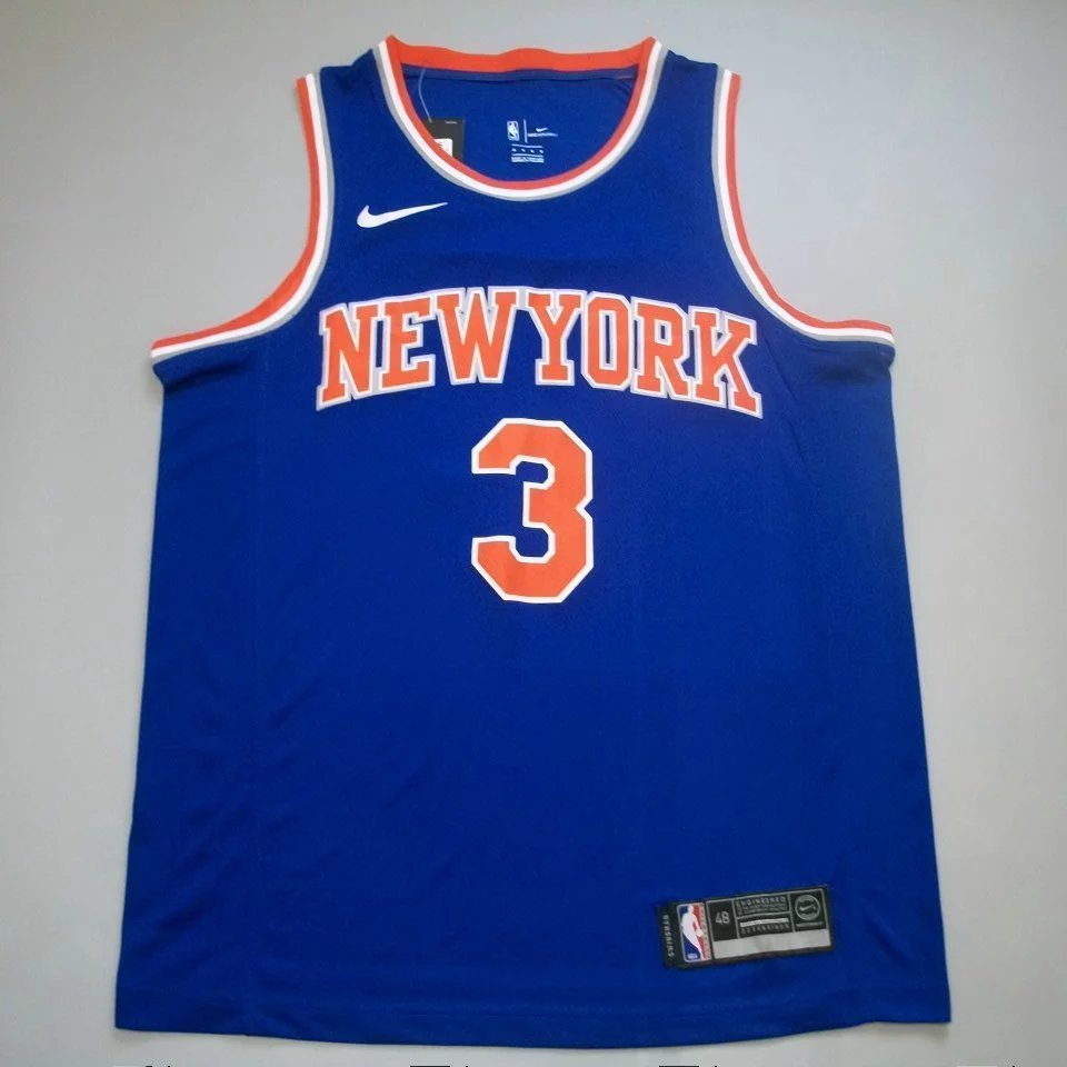 Mùa giải trò chơi 17-18 NBA Nicks No. 3 Little Tim Hardaway Jersey Hot Pressed Fan Phiên bản Áo bóng