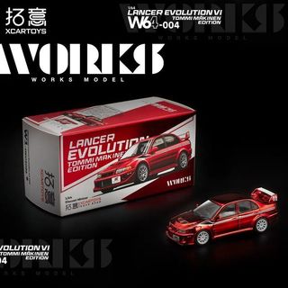 Xcartoys 1/64 Mitsubishi Lancer EVO4 Electroplated Red "HEC" Mô Hình Xe Mô Phỏng Quy Mô Nhỏ Hợp Kim Xe Ô Tô Mô Hình Trẻ Em Bé Trai Bộ Sưu Tập Đồ Trang Trí Đồ Chơi Xe Ô Tô Quà Tặng#peetyeee