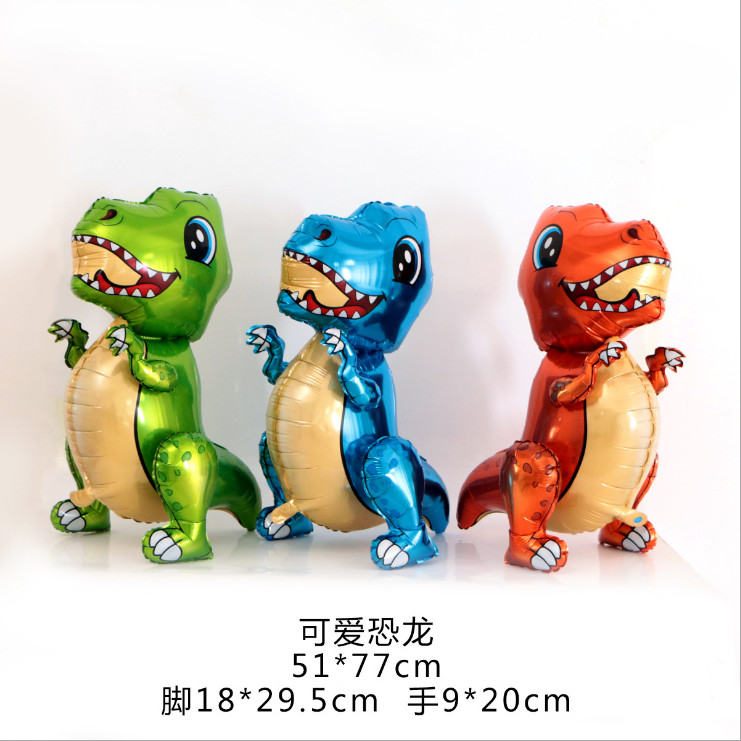 Hoạt Hình Hội Ba Chiều 3D Đứng Khủng Long Nhôm Phim Bóng Khủng Long Chủ Đề Khủng Long Trang Trí Tiệc