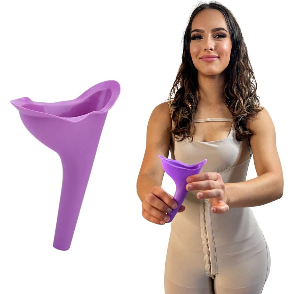 Thiết bị đi tiểu du lịch đứng cho nữ, nhẹ, chống tràn, tái sử dụng, phù hợp BBL Supplies & nâng mông
