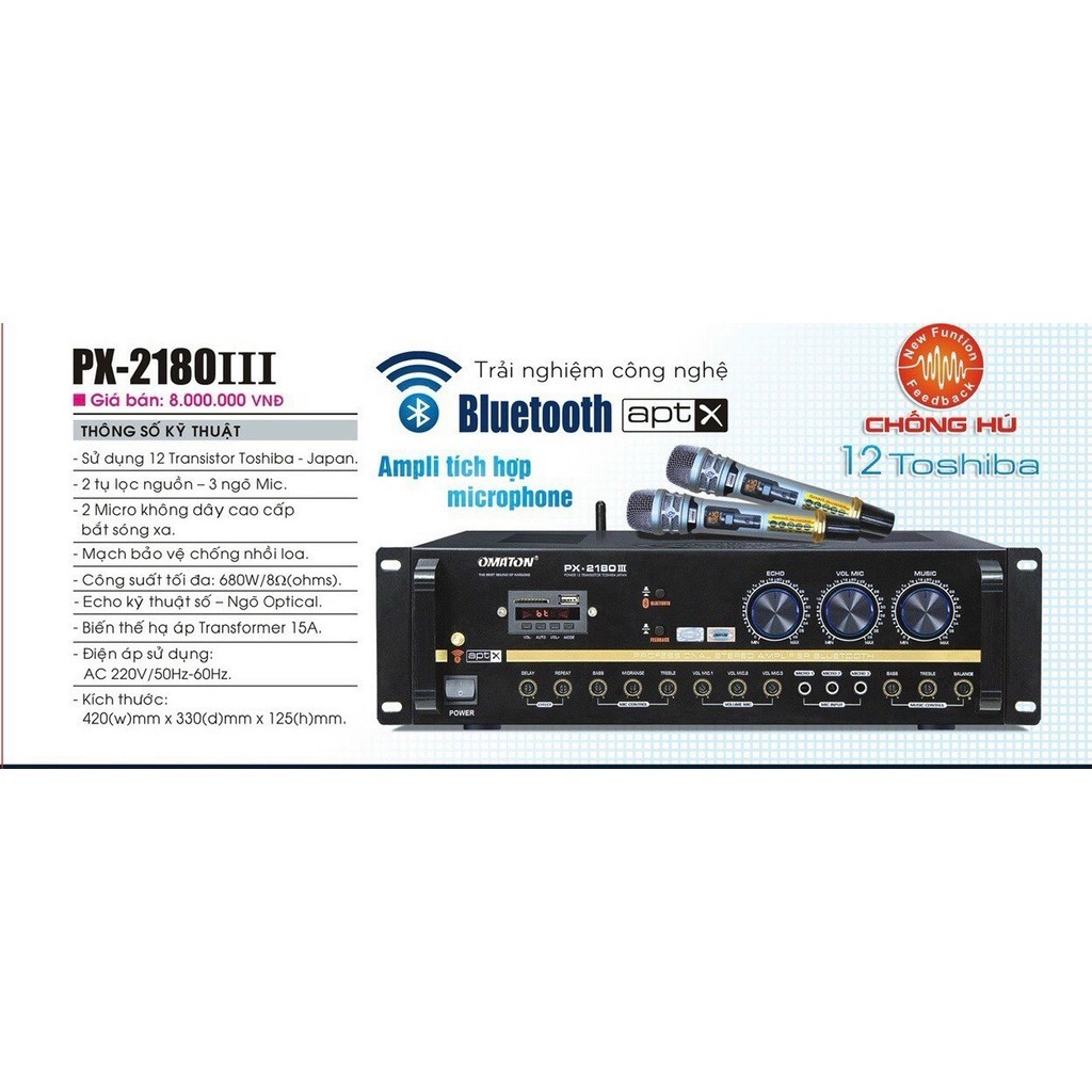 [HCM] Amply Omaton PX 2180 III -HD audio