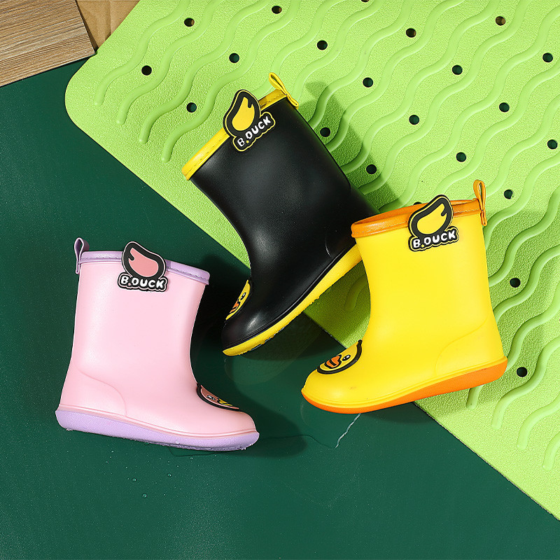 B.Duck Little Yellow Duck Giày Trẻ Em Bốn Mùa Giày Đi Mưa Trẻ Em 18-30 Size B2295955 B2295953