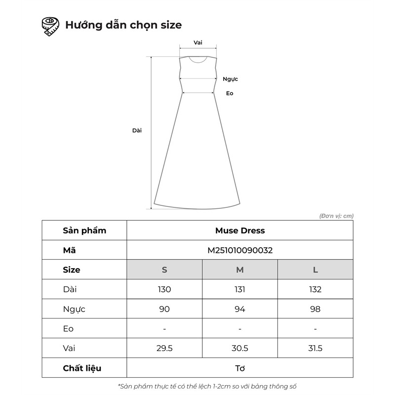 Đầm maxi nữ dáng suông THE C.I.U, váy cổ V dáng dài bèo nhún buộc dây form rộng đi biển – Muse Dress Cream | BigBuy360 - bigbuy360.vn