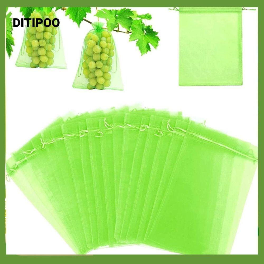 Ditipoo 30 Chiếc Túi Trái Cây Kiểm Soát Dịch Hại Dụng Cụ Làm Vườn Người Trồng Túi Bảo Vệ Thực Vật Ho
