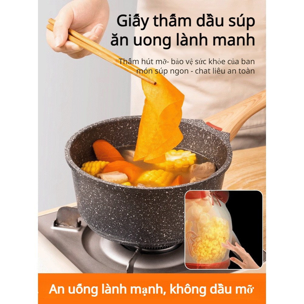 [Healthy Cooking] Disposable Oil Absorbing Paper For Soup/Food Filter/Cooking Paper