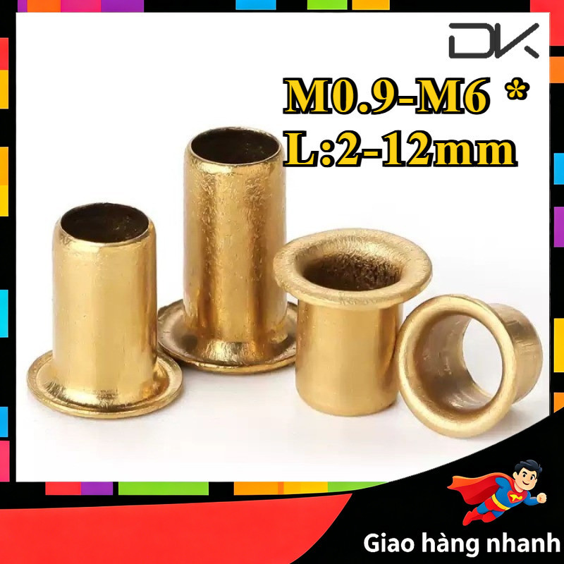 Đồng Dây Khóa Đinh Tán  Rỗng Đồng Đinh Tán Rỗng Đinh Tán Đồng Miếng Khóa Mắt Không Khí  M0.9-M6 [NBL