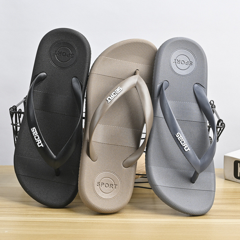 2025 Flip-Flops Nam Flip-Flops Bãi Biển Ngoài Trời Bãi Biển Nhà Chống Trơn Trượt Flip-Flops20260509