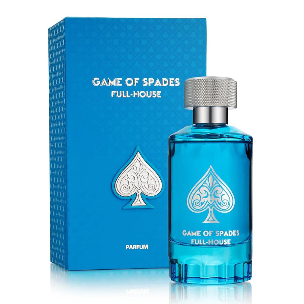 Jo Milano Game of Spades Full House Eau De Parfum Spray | 3.4 oz (100ml) | Cinnamon, Oud Wood, Nerol