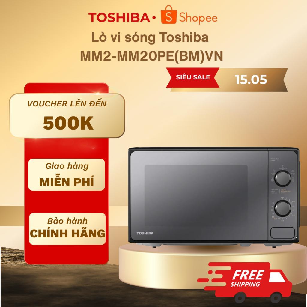 Lò vi sóng Toshiba MM2-MM20PE(BM)VN - 20 Lít - Công suất 800W - Bảo hành 12 Tháng
