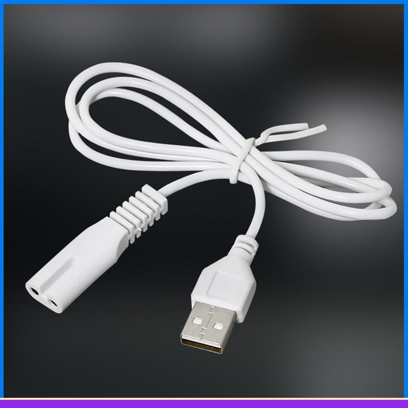 (COD) 0.8 / 1M Cáp USB Dây Sạc Lỗ Đồng Phù Hợp Với Đèn Pin 5V Máy Cạo Râu Tóc Dây Đơn Lỗ 1.5 1.8 2.3