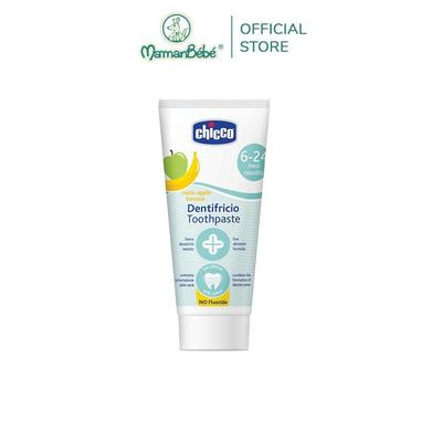 (MamanBébé chính hãng) Kem đánh răng hương Chuối - Táo Chicco 6M+
