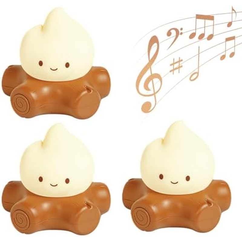 ANIDEA Flameless Candles Lamp, Led Candles,Cute Kerosene Lamp,Silicone Flame Amber Light,Adjustable 