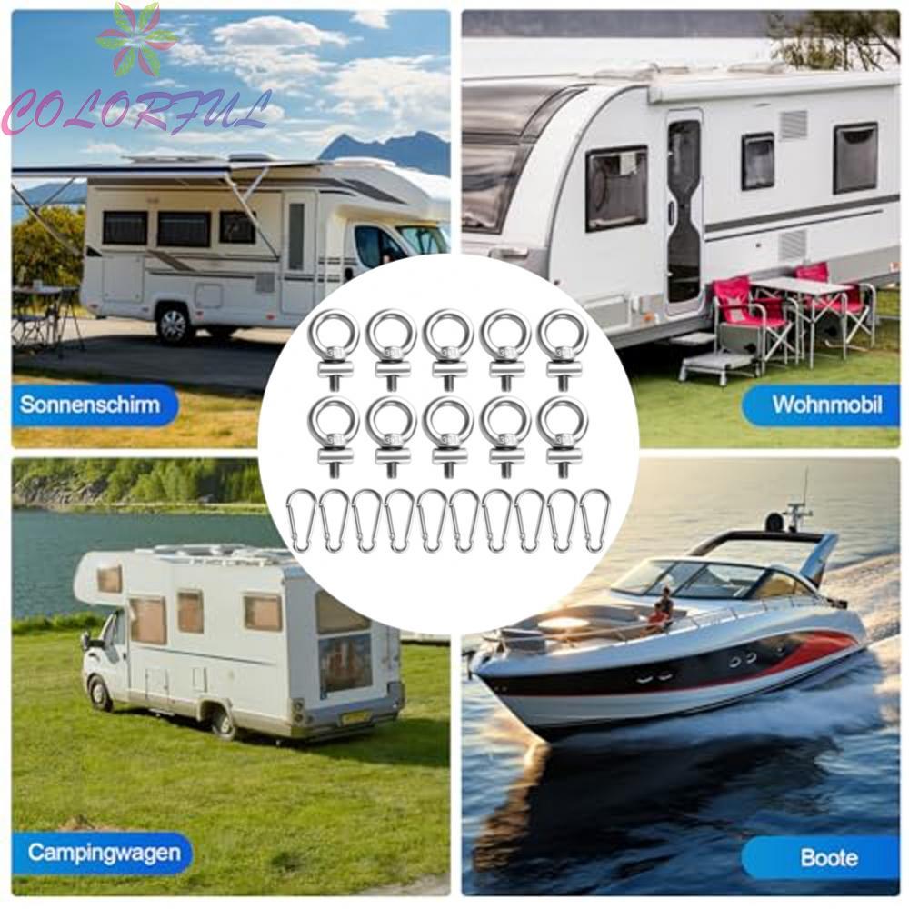 Awning Track Rings Comprehensive Package Tool-free Installation For Tents