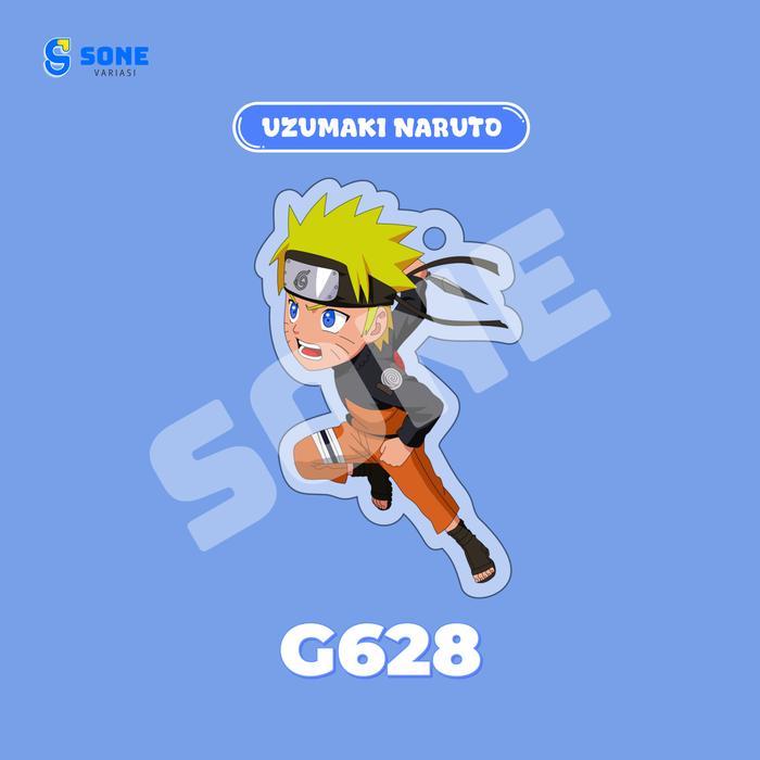 Keychain Akrilik Naruto Shippuden – Keychain Anime Otaku - Gantungan Kunci Akrilik Anime Naruto Ship
