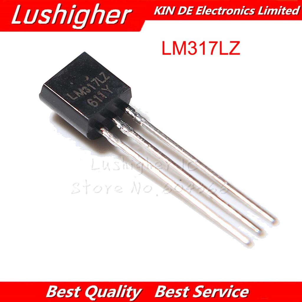 100 Chiếc LM317 TO-92 LM317LZ TO92 Bộ Điều Chỉnh Điện Áp 1.2V Đến 37V 100mA 0.1A Mới Chính Hãng