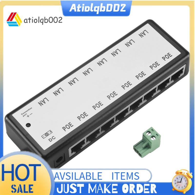 8 cổng Poe Injector Poe Splitter cho mạng Cctv Poe Camera Power Over Ethernet mee802.3Af
