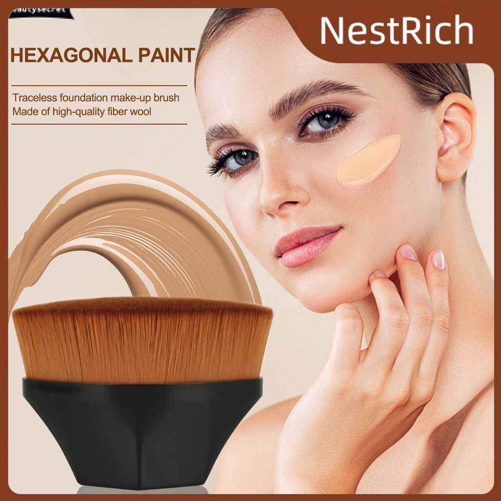 ♥COD♥ Cọ trang điểm nền chất lượng cao, cọ tán kem nền dạng lỏng, cọ tán kem nền, cọ trang điểm nền,
