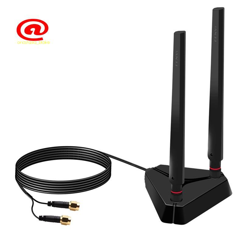 Ăng-ten WiFi RP-SMA Đầu nối nam Băng tần kép 2.4GHz 5GHz cho AX210 AX200 PCI-E Bộ chuyển đổi thẻ mạn
