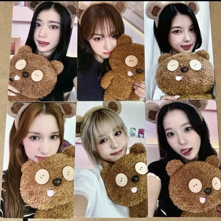 Kep1er Bồ Đào Nha mini 7 Bubble gum jp2.0 Thẻ đặc biệt ôm gấu trực tuyến
