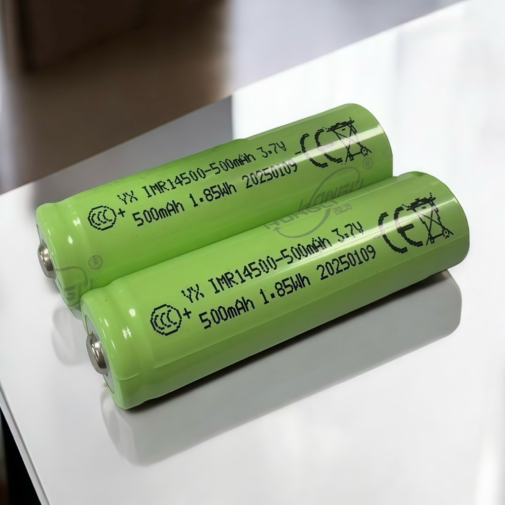 Pin Sạc 14500 Đầu Lồi 500mAh 3.7V, Pin Sạc 14500 Dùng Cho Đèn Pin Nhỏ Loa Đài Đồ Chơi Tại Itechcare