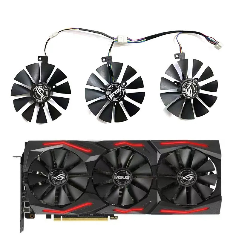 Dành Cho Asus Rog Strix GeForce RTX 2060 2070 Quạt card Video 87mm T129215SL T129215Quạt mát card đồ