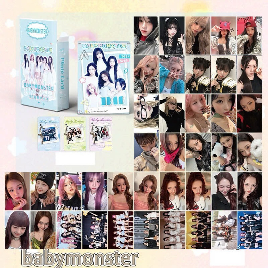 Set 50 photo card unoff Hologram BABYMONSTER 2026