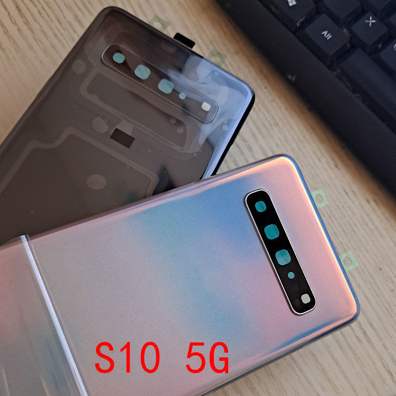 Chuanghengyi Phía Sau Thích Hợp Cho Samsung S10 + Kính Phía Sau G9730 Vỏ Pin S10 Vỏ Sau S10 5G