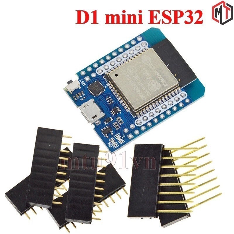 044 Mạch Thu Phát WiFi D1 mini ESP32 ESP-32 WiFi + Bluetooth BLE