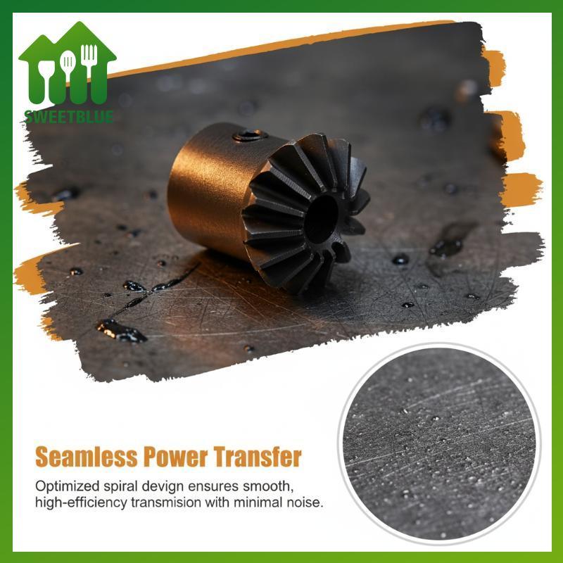 SWEET 2 Chiếc 1M 15T Bevel Gear Thép Xoắn Ốc M1 Modulus Độ Chính Xác Cao 90 Độ Vi Phân Bánh Răng Cho